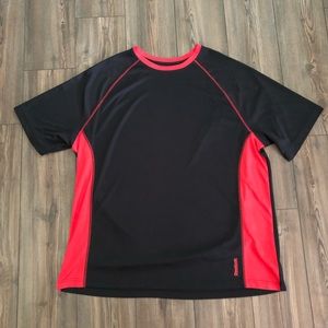 Black & Red Reebok Shirt